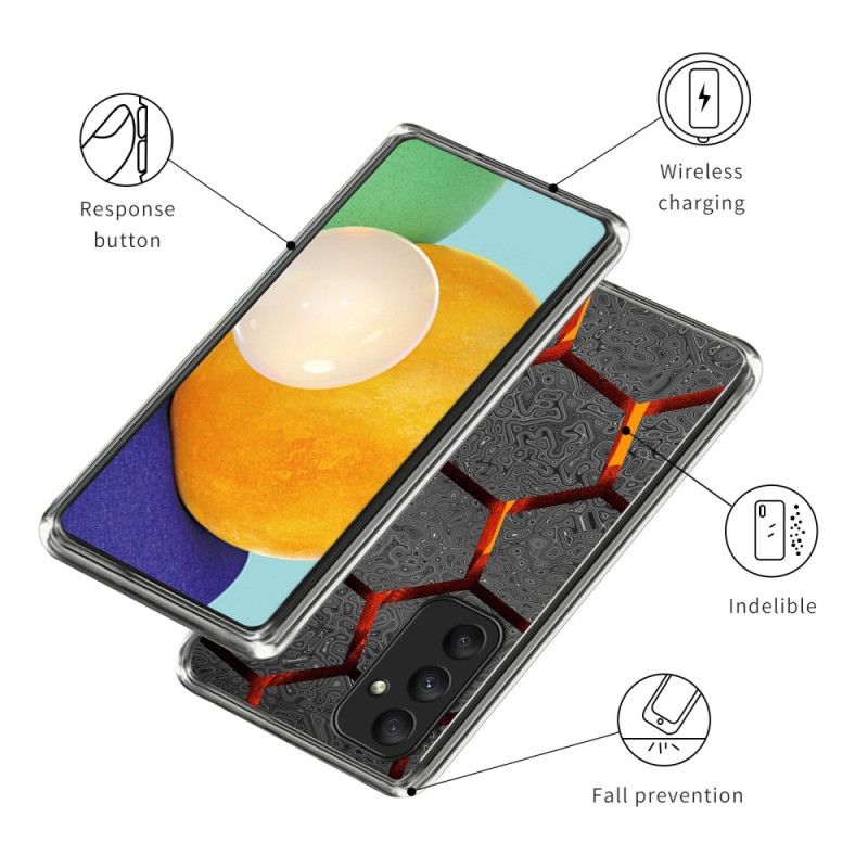 Coque Samsung Galaxy A55 5G Géométrique Sombre