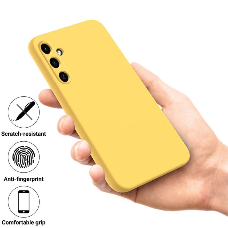 Coque Samsung Galaxy A55 5G Silicone Liquide à Lanière