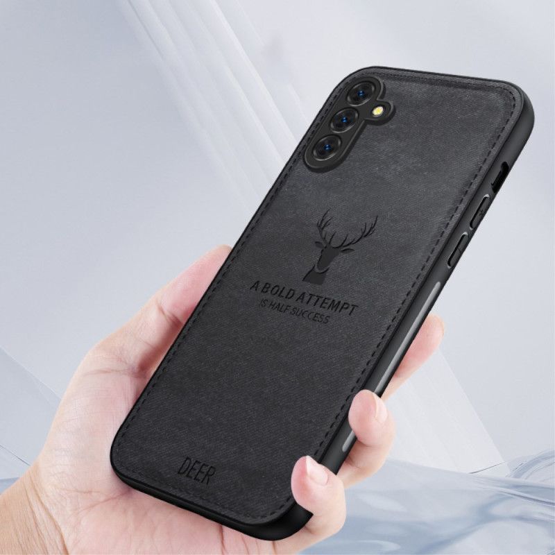 Coque Samsung Galaxy A55 5G Simili Cuir Cerf