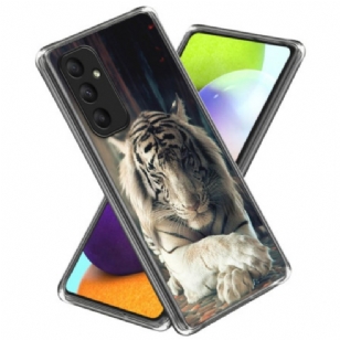 Coque Samsung Galaxy A55 5G Tigre Blanc