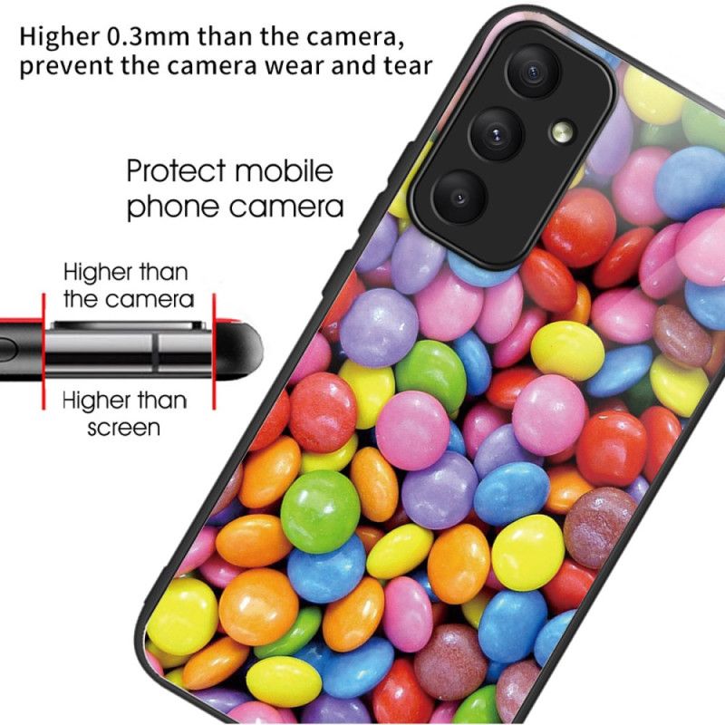 Coque Samsung Galaxy A55 5G Verre Trempé Bonbons