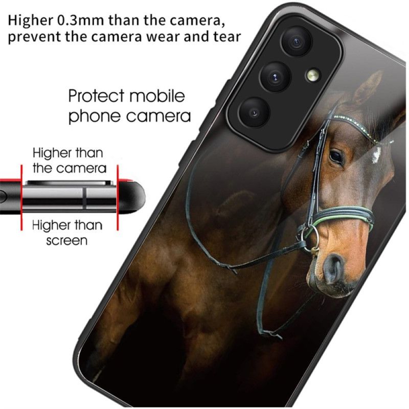 Coque Samsung Galaxy A55 5G Verre Trempé Cheval