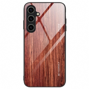 Coque Samsung Galaxy A55 5G Verre Trempé Effet Bois