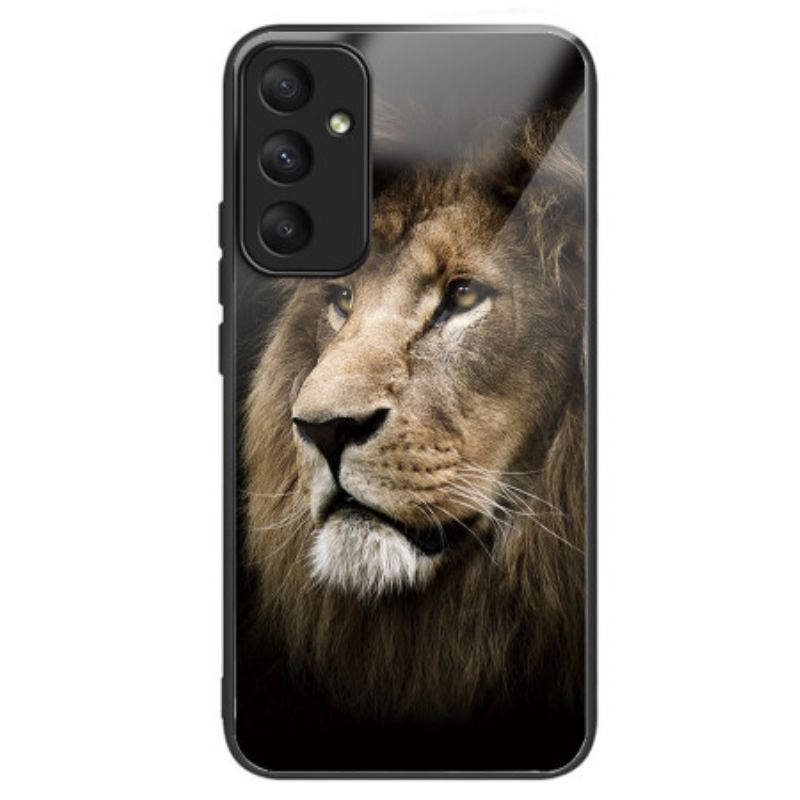 Coque Samsung Galaxy A55 5G Verre Trempé Motif Lion