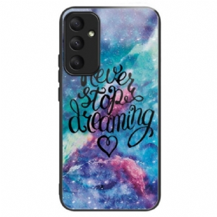 Coque Samsung Galaxy A55 5G Verre Trempé Never Stop Dreaming