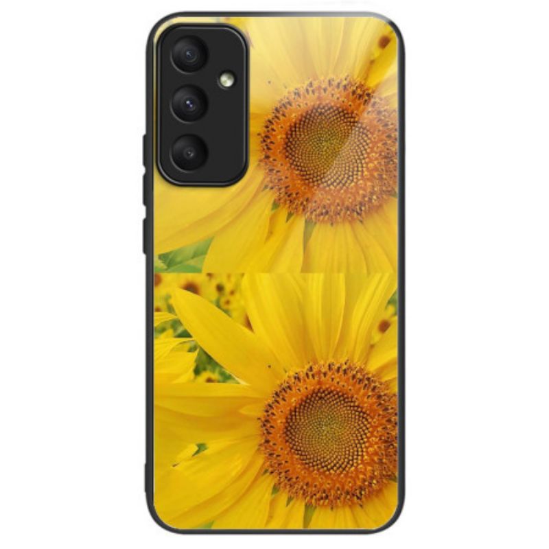 Coque Samsung Galaxy A55 5G Verre Trempé Tournesols