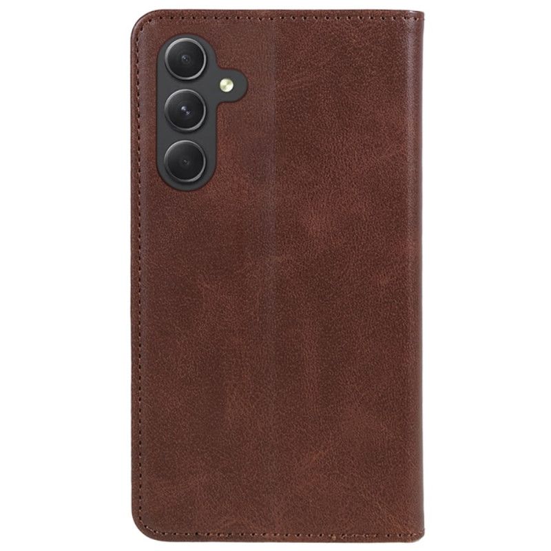 Flip Cover Samsung Galaxy A55 5G Style Cuir Texturé