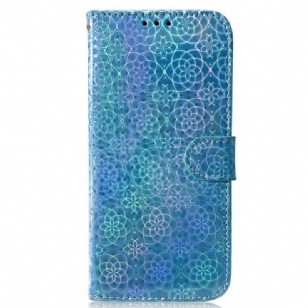 Housse Samsung Galaxy A55 5G Style Disco à Lanière