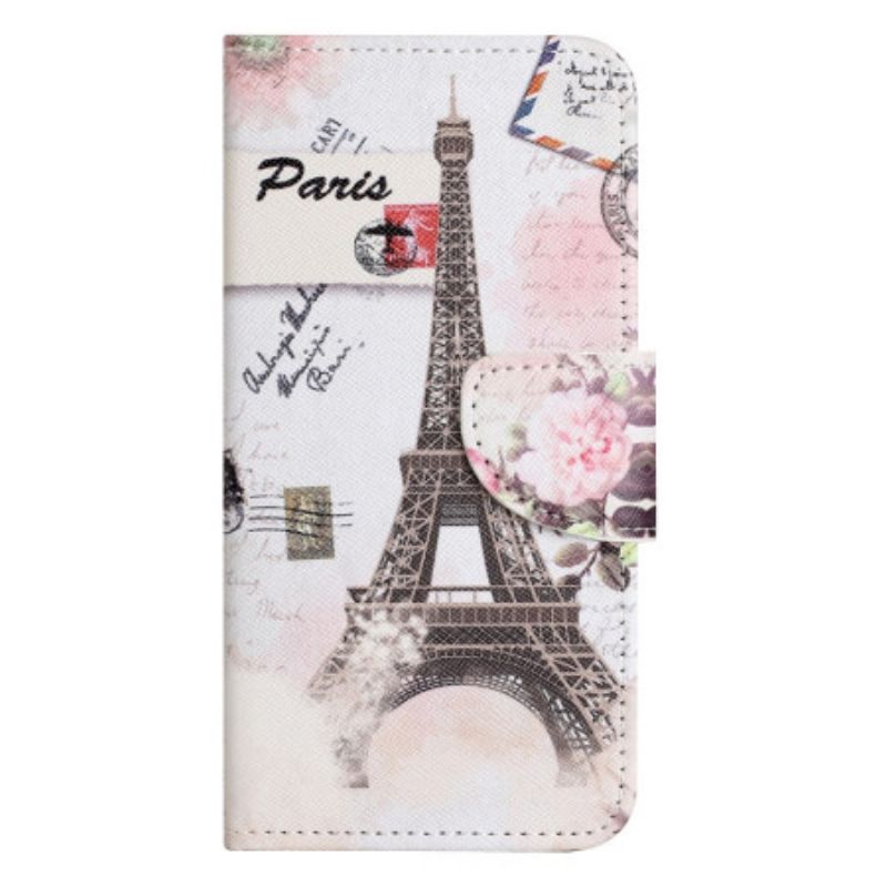 Housse Samsung Galaxy A55 5G Tour Eiffel Vintage