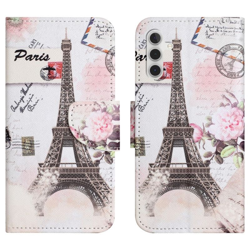 Housse Samsung Galaxy A55 5G Tour Eiffel Vintage