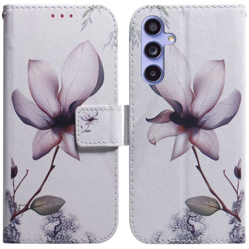 Housse Samsung Galaxy A55 Fleur Rose