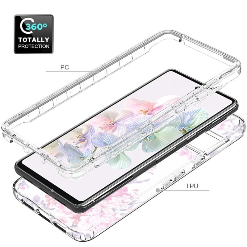 Coque Google Pixel 7 Transparente Fleurs