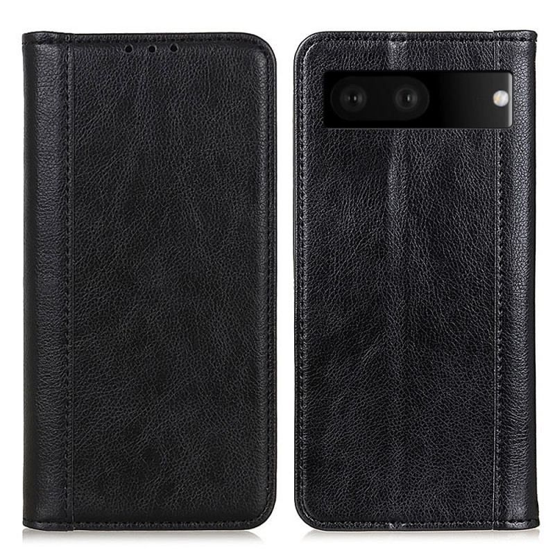 Flip Cover Google Pixel 7 Cuir Fendu