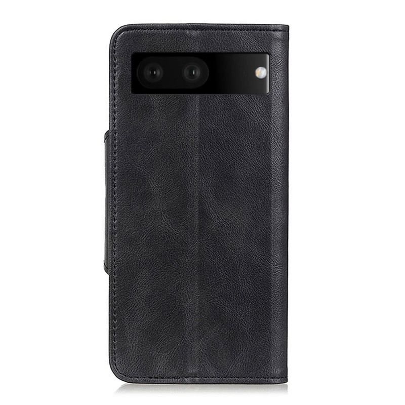 Housse Google Pixel 7 Simili Cuir Bouton Magnétique