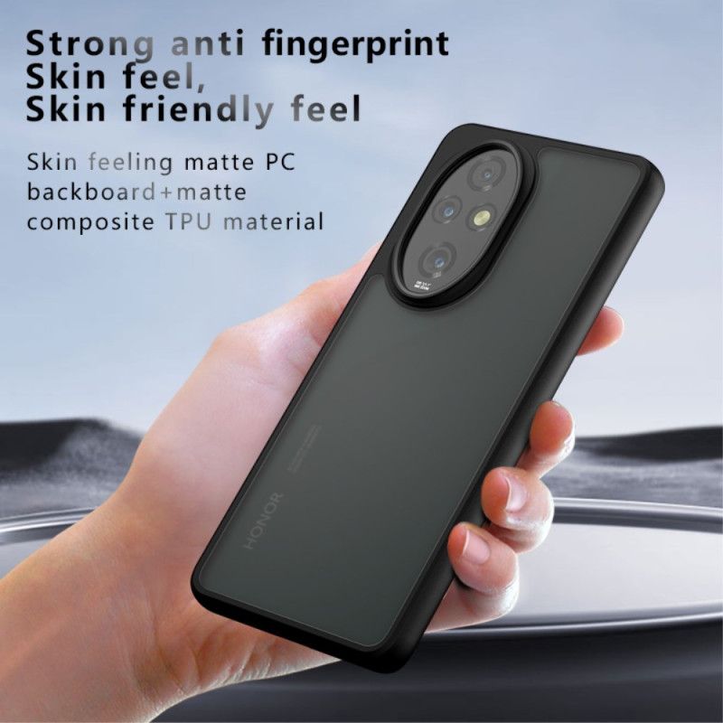 Coque Honor 200 Pro Transparent Noire