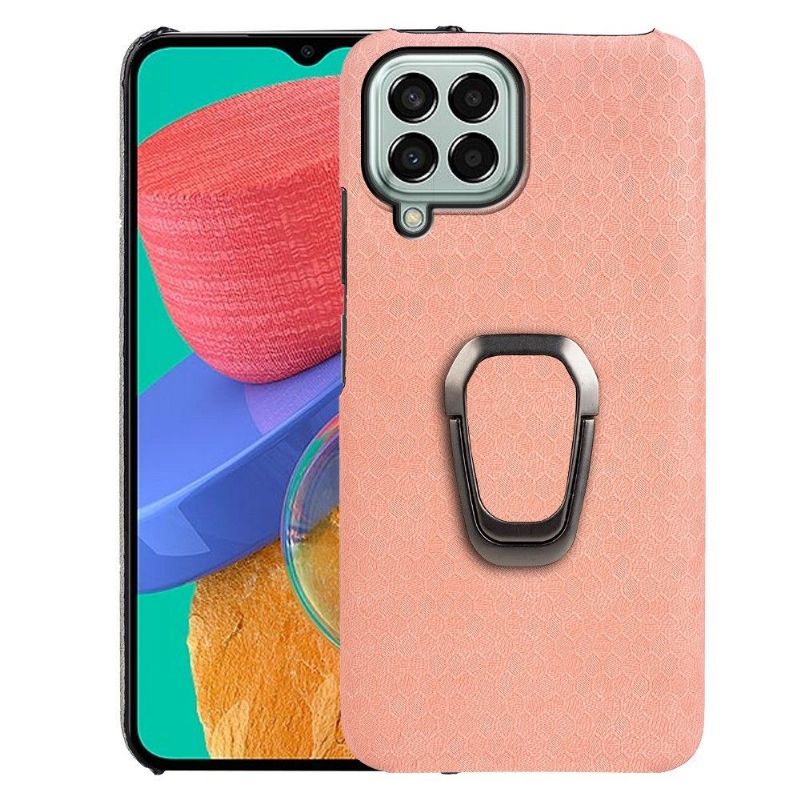 Coque Samsung Galaxy M33 5G design nid d'abeille fonction support