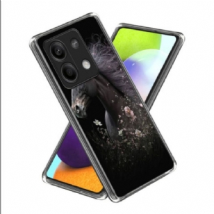 Coque Xiaomi Redmi Note 13 5G Cheval et Fleurs