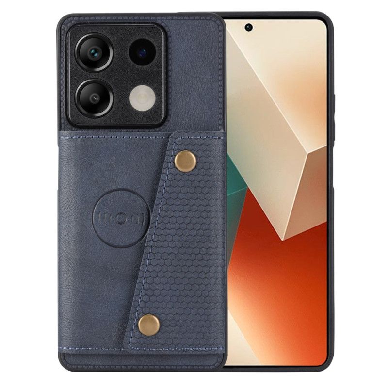 Coque Xiaomi Redmi Note 13 5G Effet Cuir Porte-Cartes