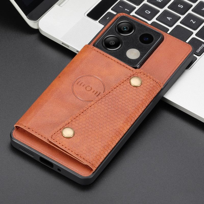 Coque Xiaomi Redmi Note 13 5G Effet Cuir Porte-Cartes