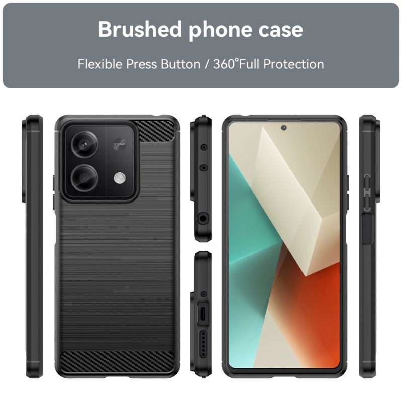 Coque Xiaomi Redmi Note 13 5G Fibre Carbone Brossé