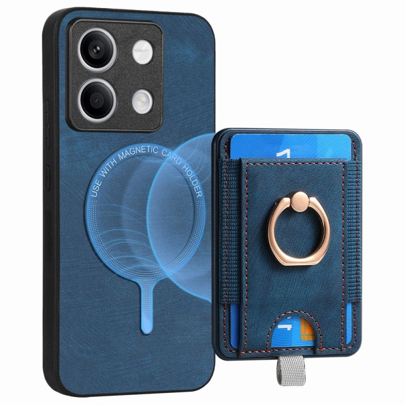 Coque Xiaomi Redmi Note 13 5G Porte-Cartes Détachable et Anneau