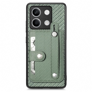 Coque Xiaomi Redmi Note 13 5G Porte-Cartes et Sangle