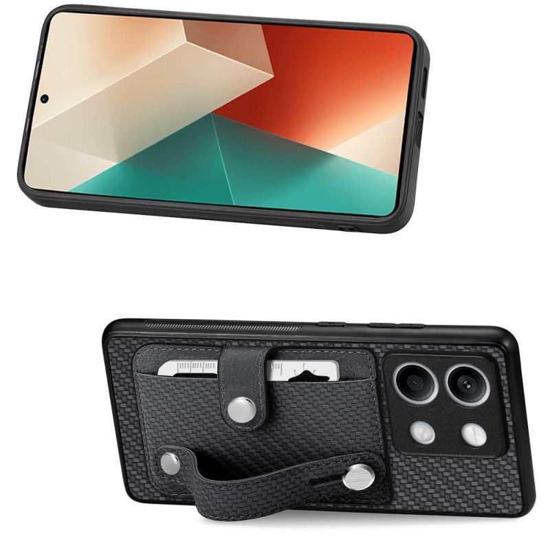 Coque Xiaomi Redmi Note 13 5G Porte-Cartes et Sangle