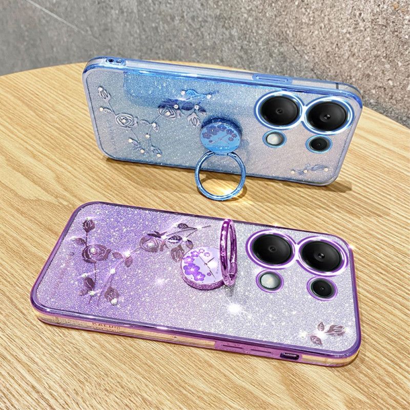 Coque Xiaomi Redmi Note 13 5G Support Paillettes et Strass KADEM