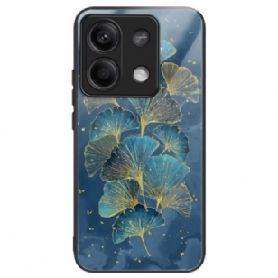 Coque Xiaomi Redmi Note 13 5G Verre Trempé Feuilles de Ginkgo