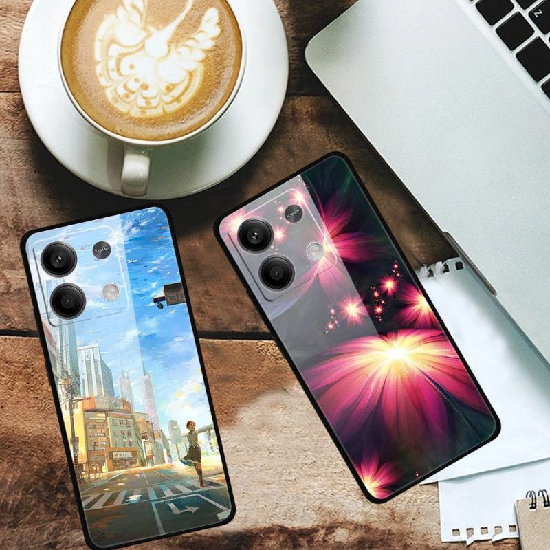 Coque Xiaomi Redmi Note 13 5G Verre Trempé Fleurs