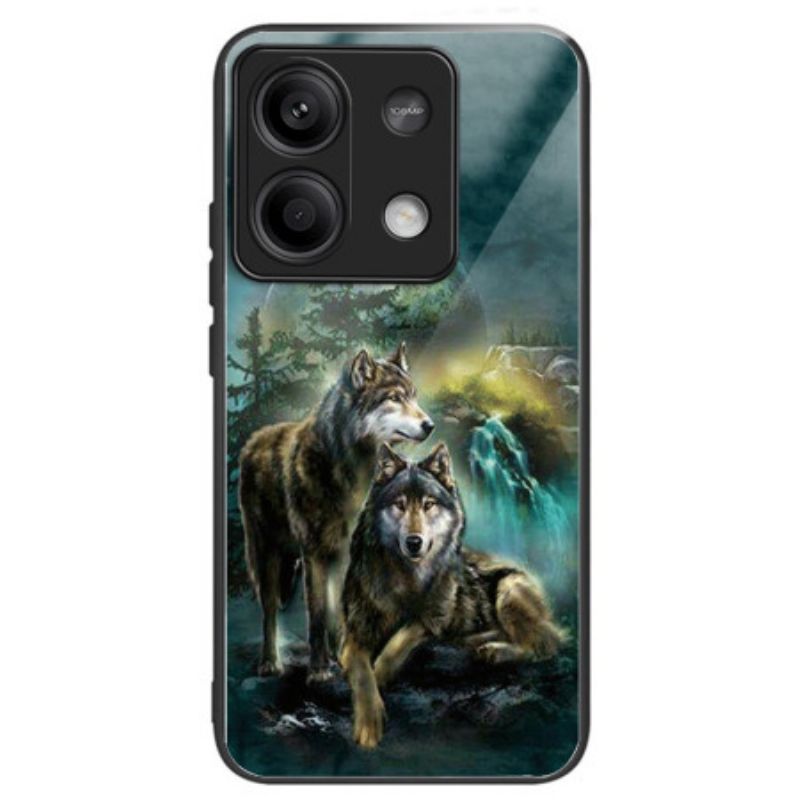 Coque Xiaomi Redmi Note 13 5G Verre Trempé Motif de Loups