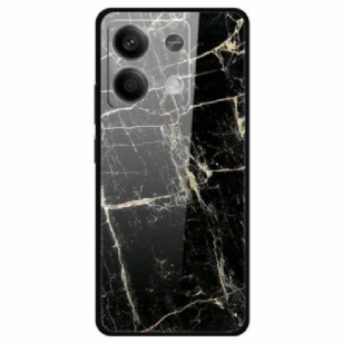 Coque Xiaomi Redmi Note 13 5G Verre Trempé Motif Noir Platine