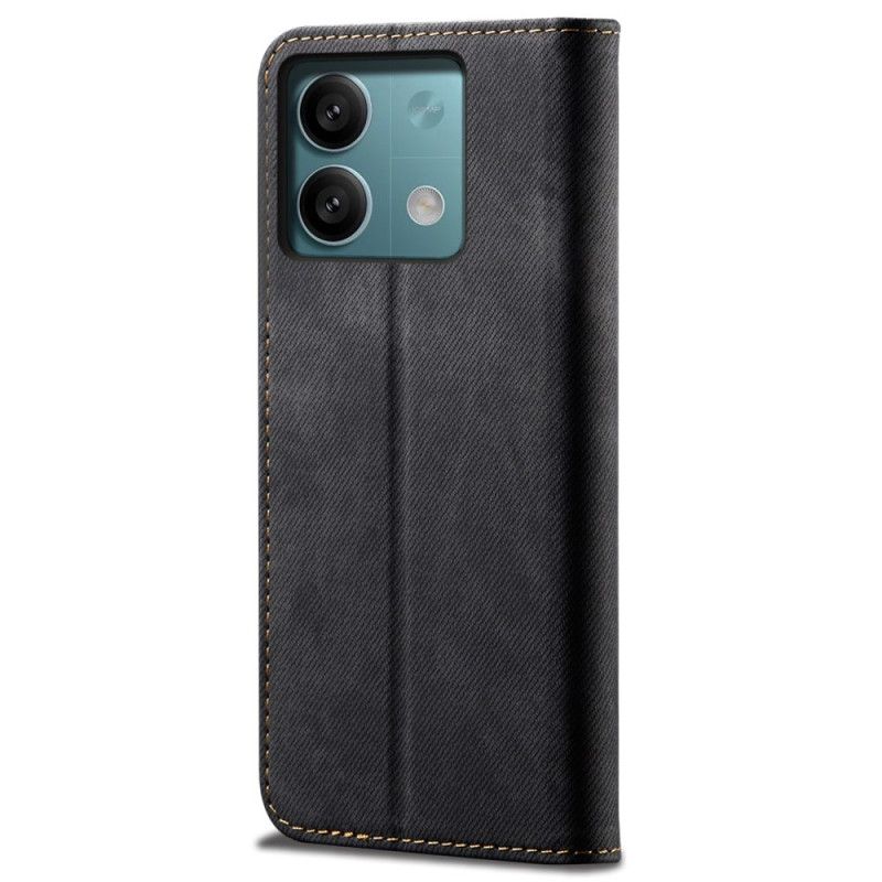 Flip Cover Xiaomi Redmi Note 13 5G Tissu Jeanns