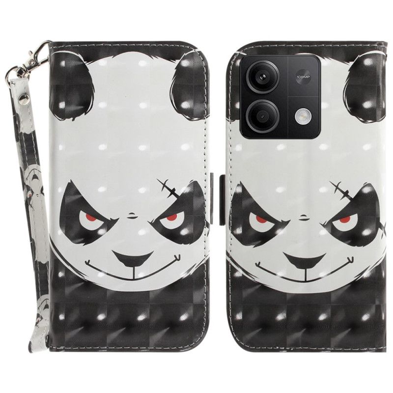 Housse Xiaomi Redmi Note 13 5G Angry Panda à Lanière