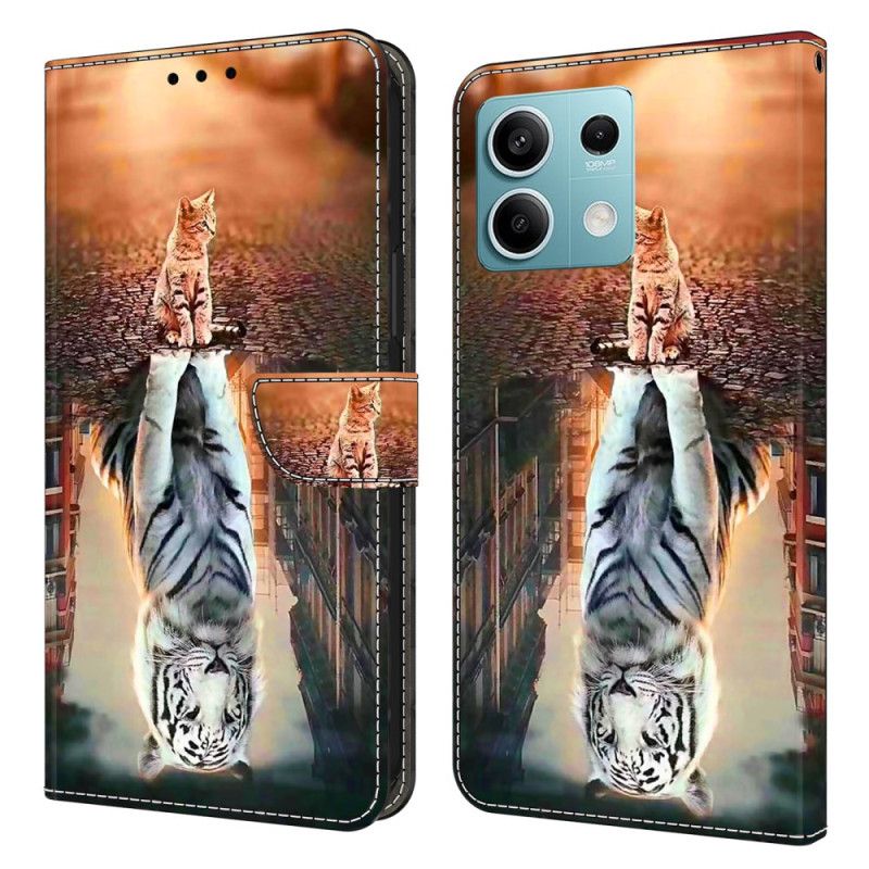 Housse Xiaomi Redmi Note 13 5G avec motif 3D Rêve de Chaton