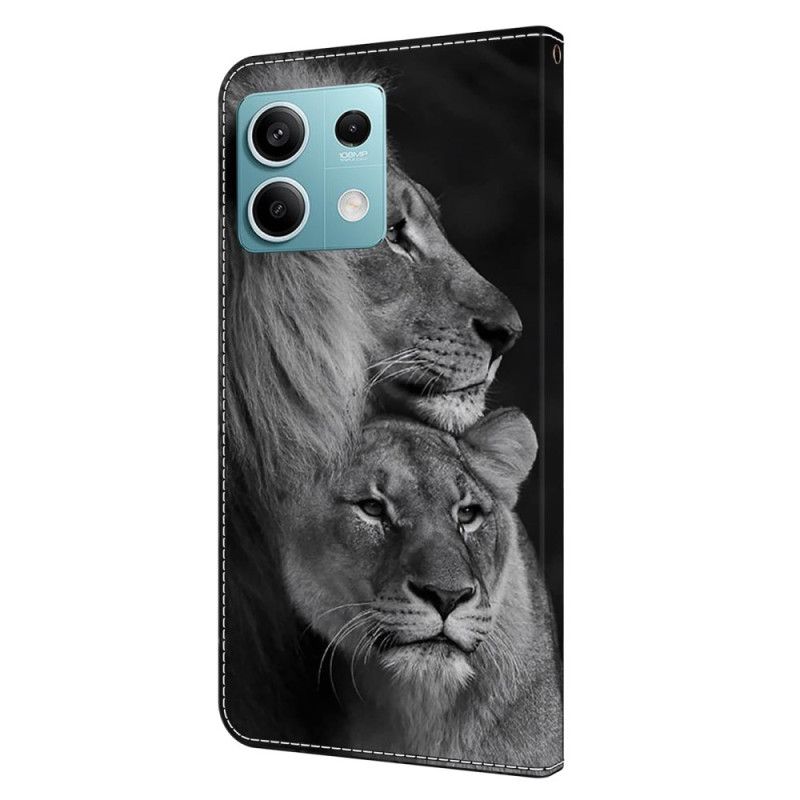 Housse Xiaomi Redmi Note 13 5G Couple de Lions