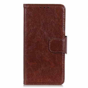 Housse Xiaomi Redmi Note 13 5G Cuir Fendu Texture Nappa