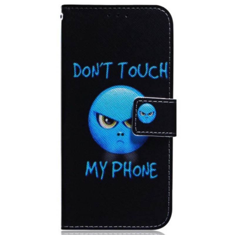 Housse Xiaomi Redmi Note 13 5G Émoji Don't Touch My Phone