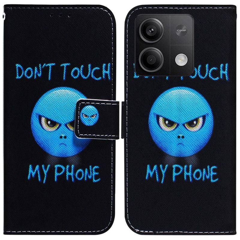 Housse Xiaomi Redmi Note 13 5G Émoji Don't Touch My Phone