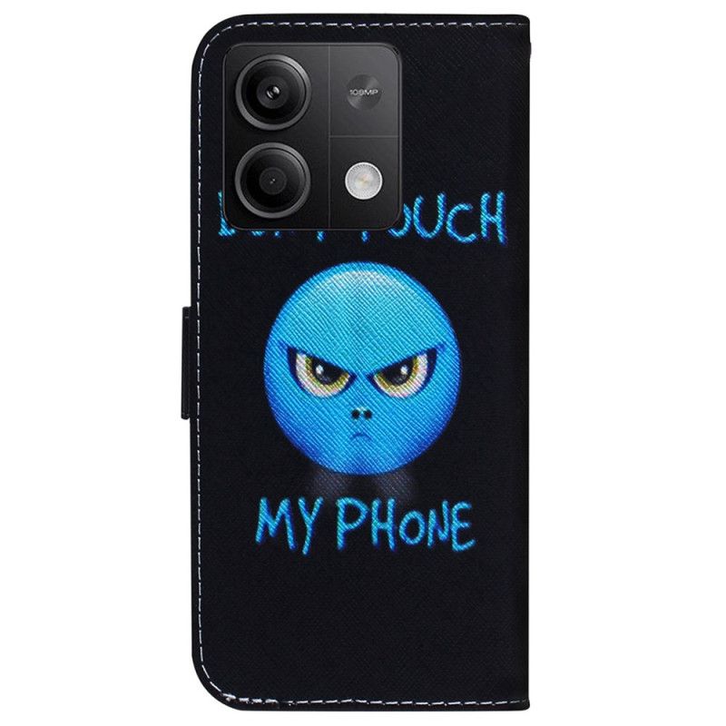 Housse Xiaomi Redmi Note 13 5G Émoji Don't Touch My Phone