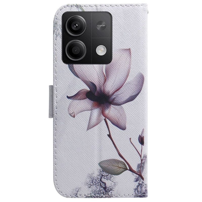 Housse Xiaomi Redmi Note 13 5G Fleur Rose