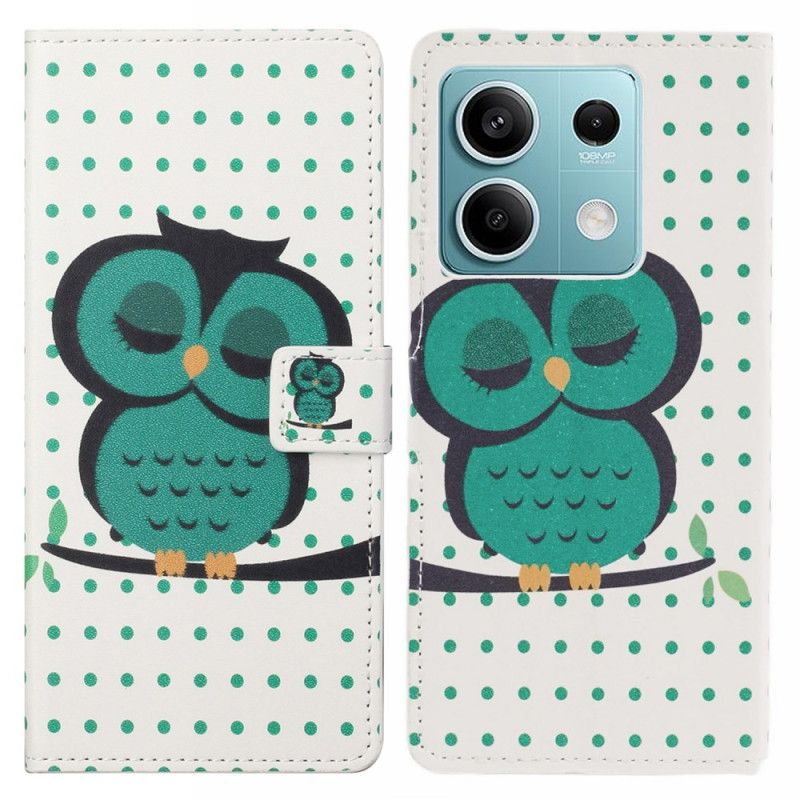 Housse Xiaomi Redmi Note 13 5G Hibou Endormi