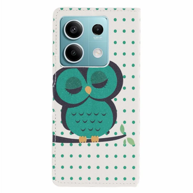 Housse Xiaomi Redmi Note 13 5G Hibou Endormi