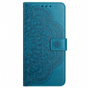 Housse Xiaomi Redmi Note 13 5G Impression Mandala avec Lanière