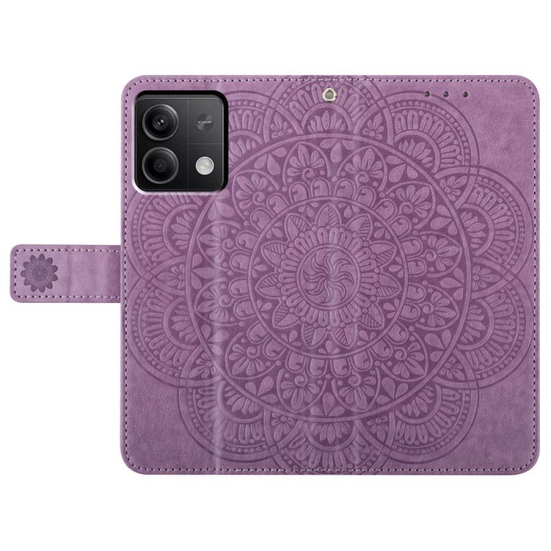 Housse Xiaomi Redmi Note 13 5G Impression Mandala avec Lanière