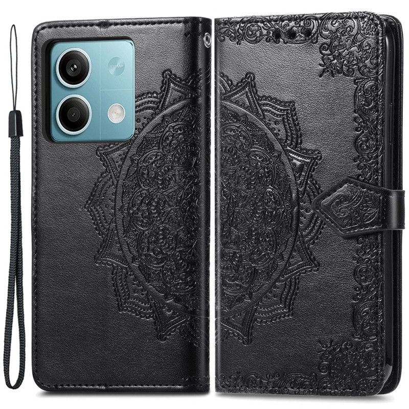 Housse Xiaomi Redmi Note 13 5G Mandala Baroque à Lanière