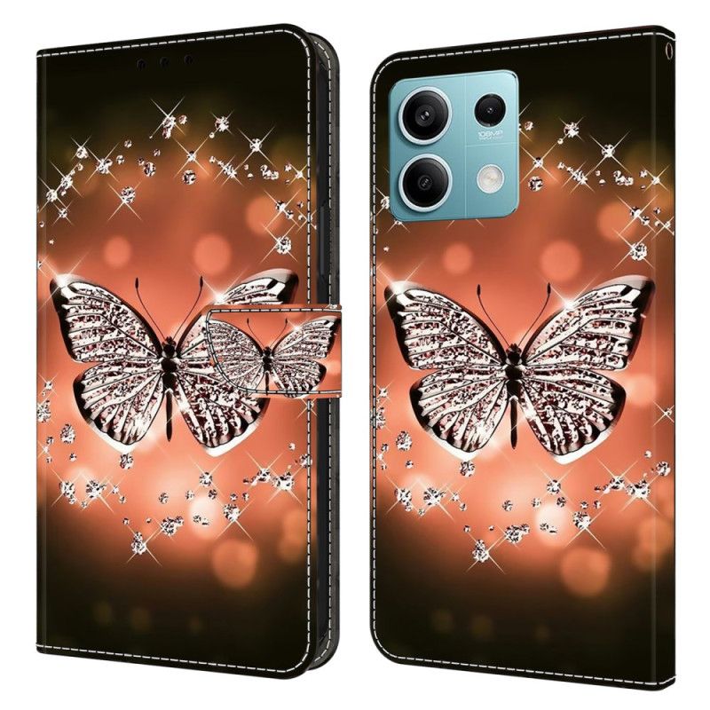 Housse Xiaomi Redmi Note 13 5G Papillon Cristal