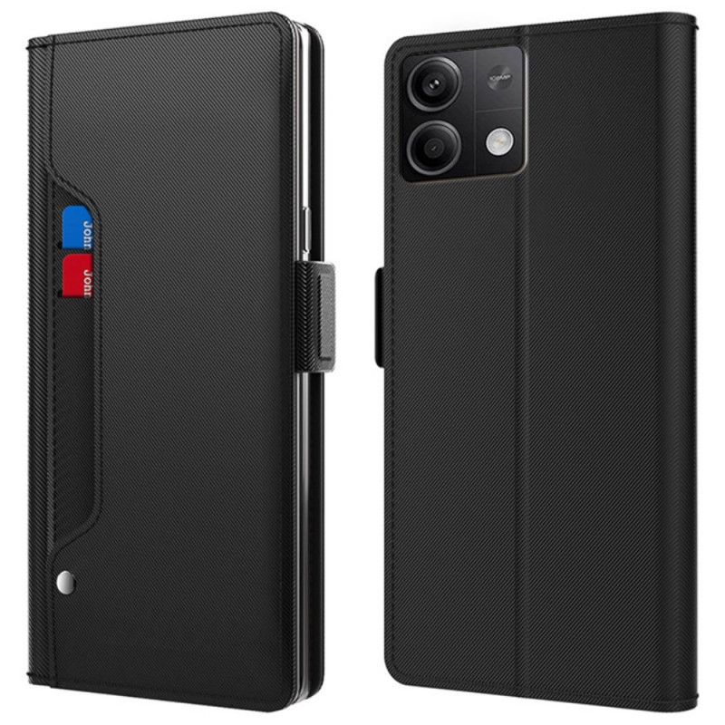 Housse Xiaomi Redmi Note 13 5G Porte-Cartes Frontal et Miroir