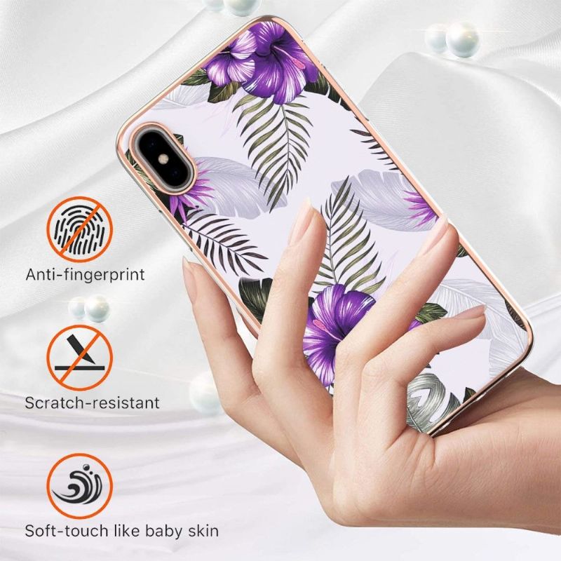 Coque iPhone XS Max Fleurs Exotiques