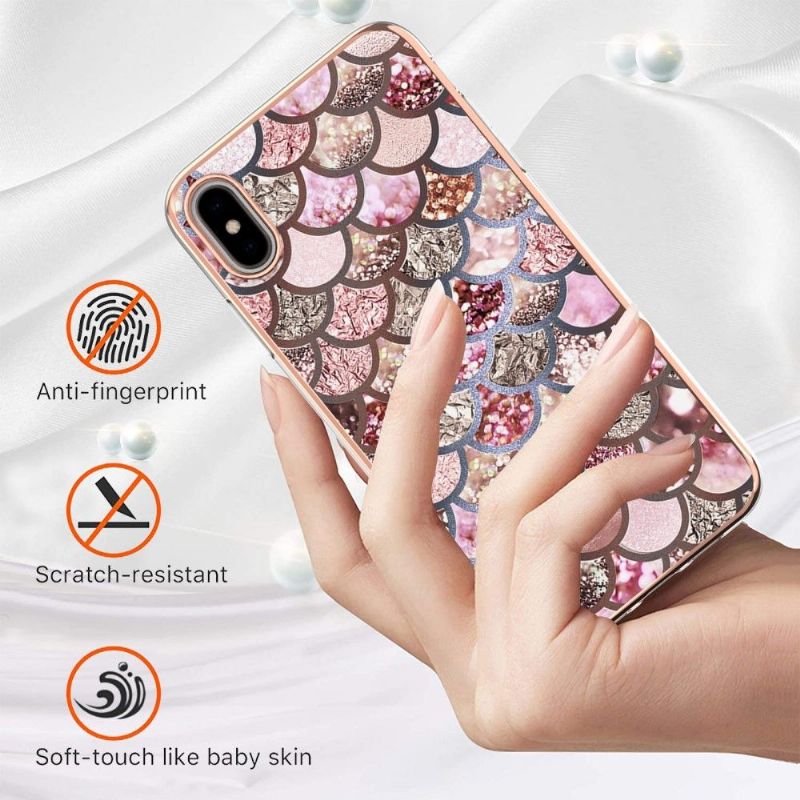 Coque iPhone XS Max motif écailles